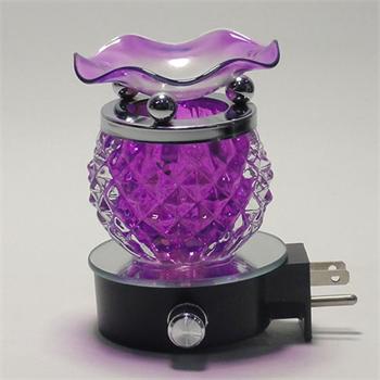 Glass Plug-In Night Light Oil Warmer