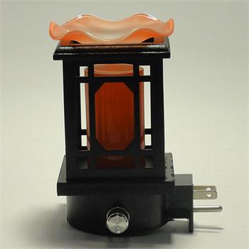 Wooden Plug-In Night Light Oil Warmer