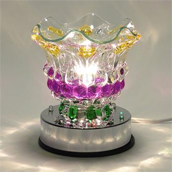 Multi-Colored Glass Oil Warmer